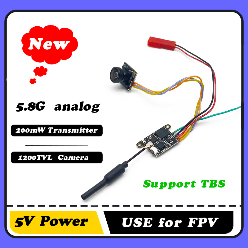 Fpv Drone Receiver - SLONWAKE 5,8G 1200TVL cámara FPV VTX