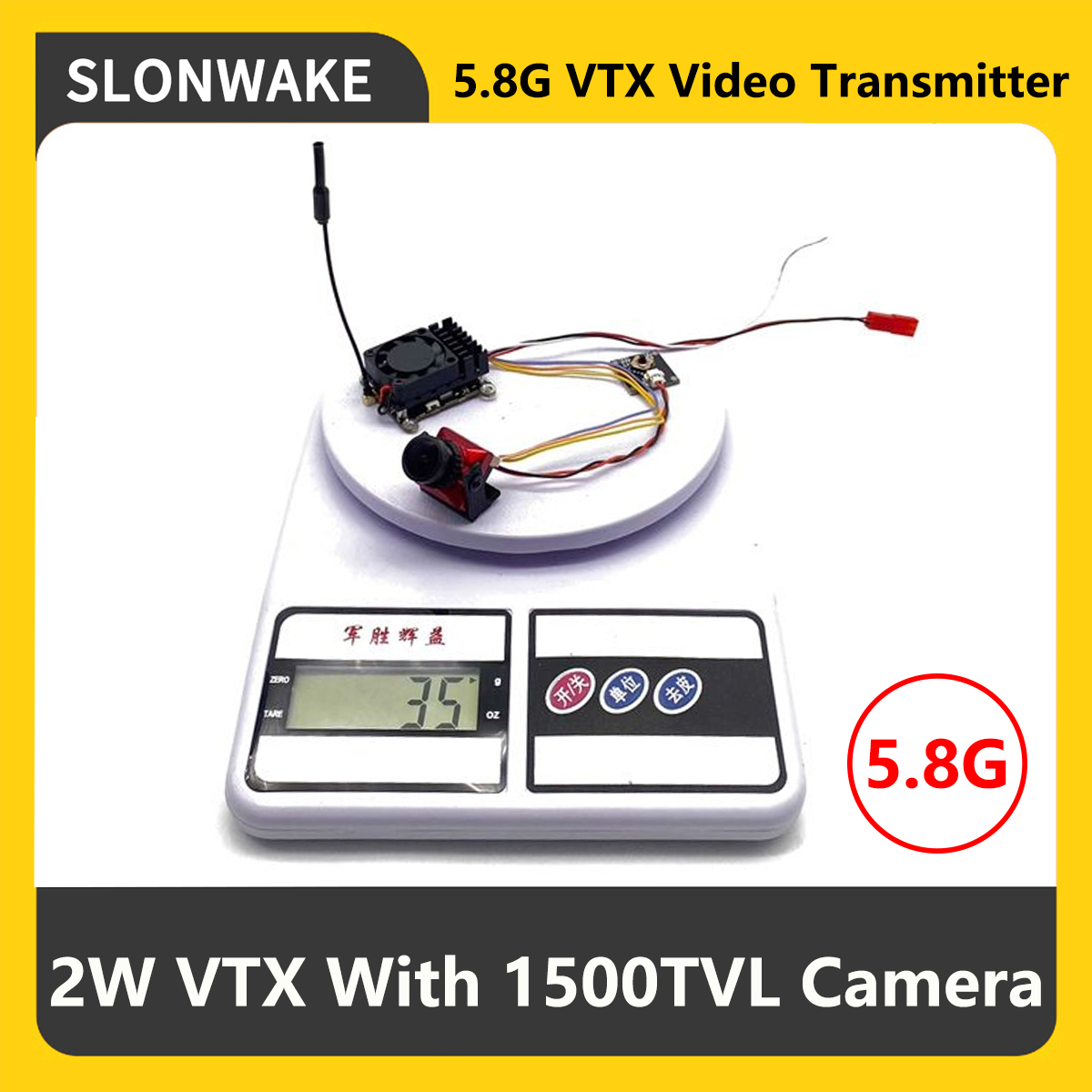 Transmisor FPV VTX SLONWAKE 5. - Fpv Drone Frame reseña y precio