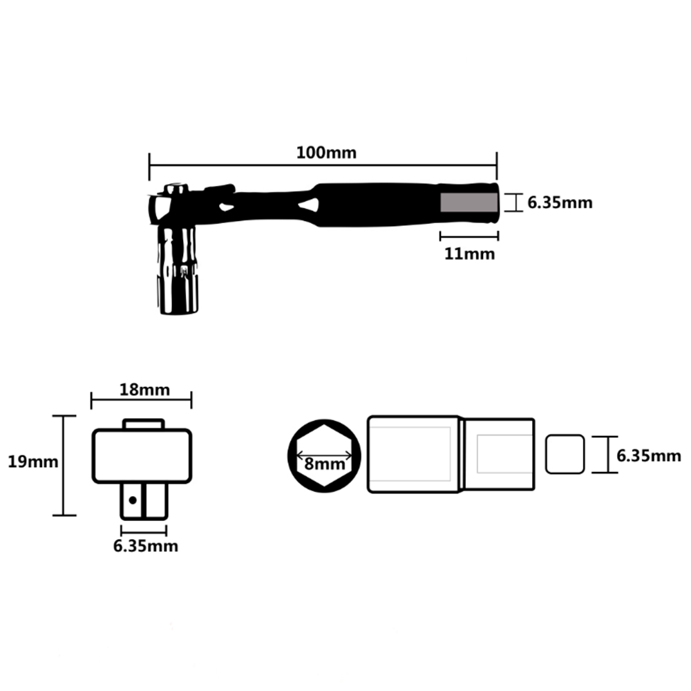 Llave de trinquete GEMFAN WL-0 - Fpv Drone Tool Kit reseña y precio